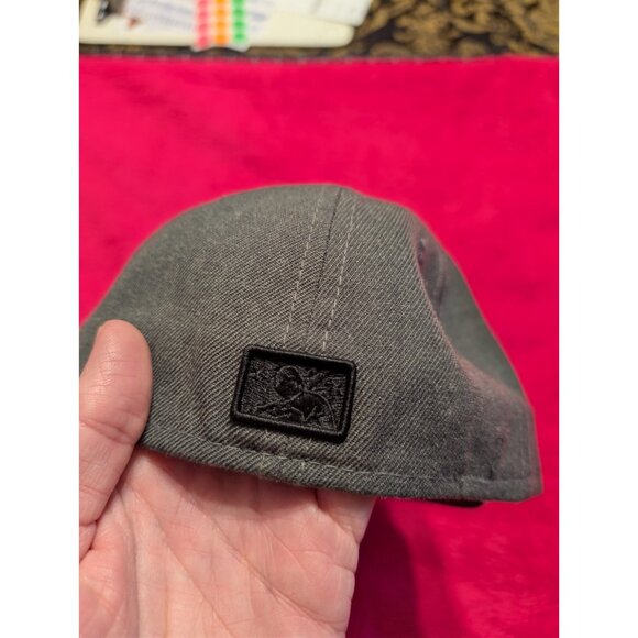 Tacoma Rainiers MiLB New Era 59FIFTY Fitted Hat 7 1/4 Gray Black R Logo Cap - Picture 4 of 10